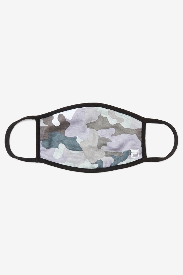 Grey Camouflage Face Mask Grey Camo Fila