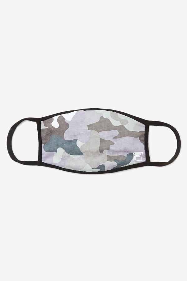 Grey Camouflage Face Mask Grey Camo Fila