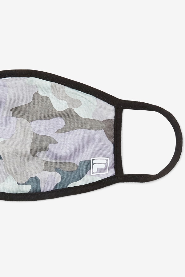 Grey Camouflage Face Mask Grey Camo Fila