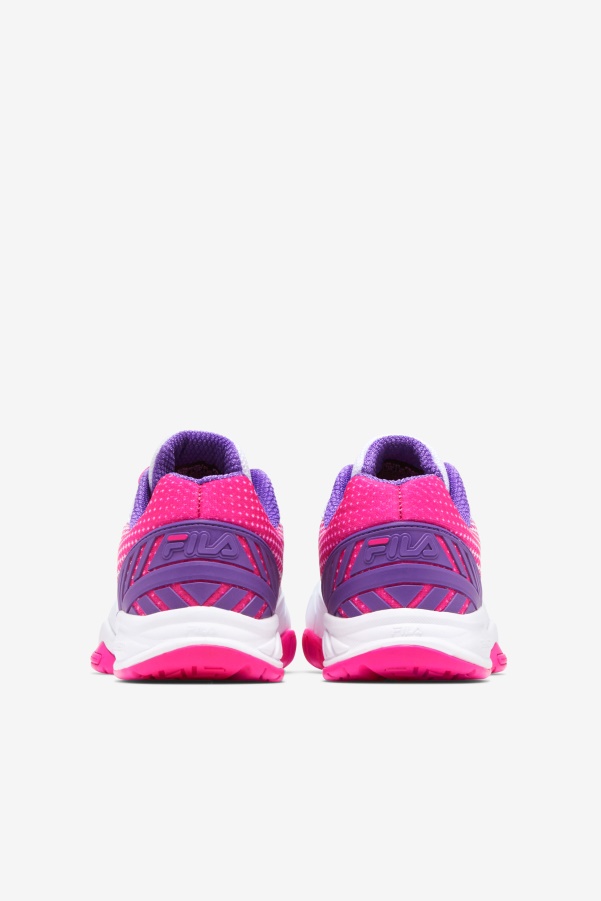Women's Volley Zone Fila White/Pink Glo/Purple