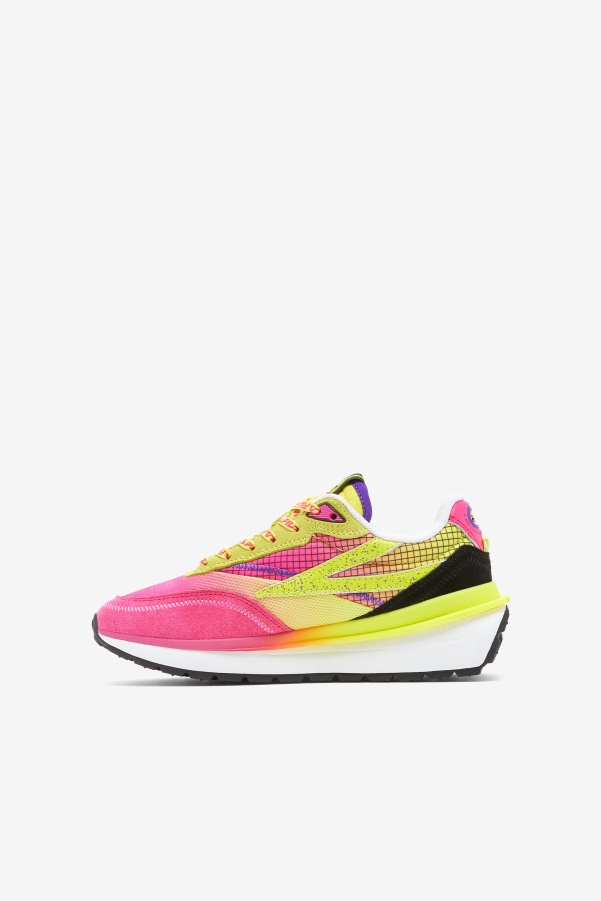 Fila Pink Glo/Sulphur/White Big Kids' Renno