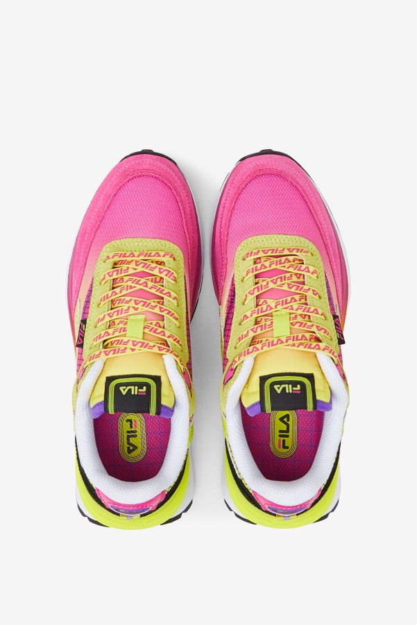 Fila Pink Glo/Sulphur/White Big Kids' Renno