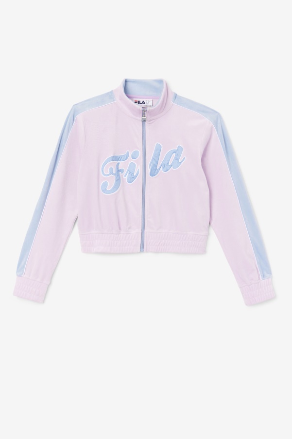 Valery Velour Jacket Fila Orchid/Blue/White