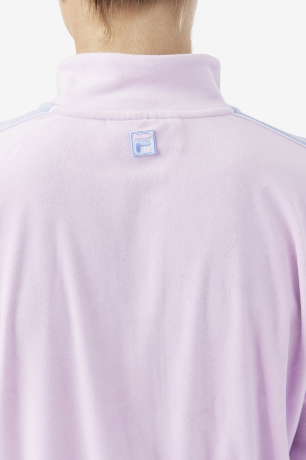 Valery Velour Jacket Fila Orchid/Blue/White