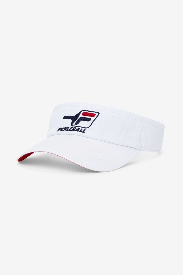 Pickleball Visor Fila White/Red