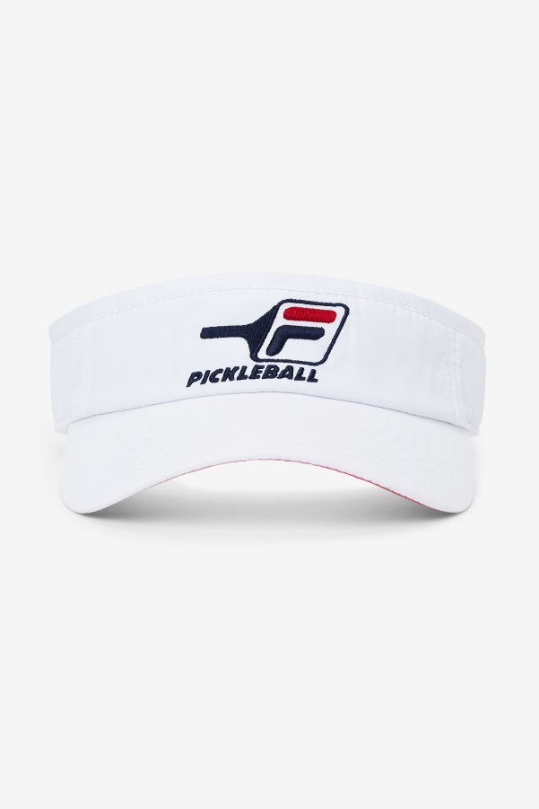 Pickleball Visor Fila White/Red