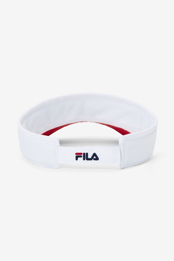 Pickleball Visor Fila White/Red