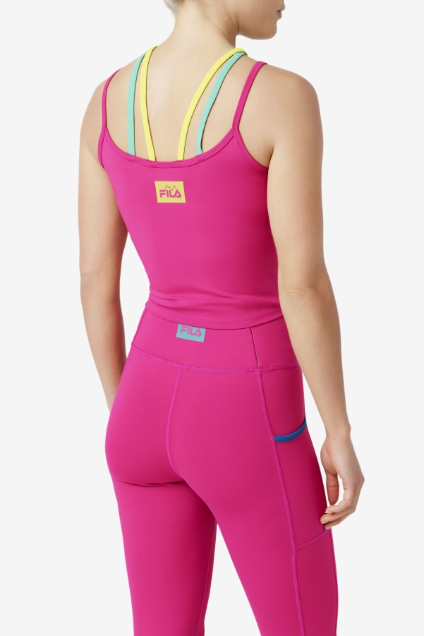 Fila Cecillia Strappy Tank Festival Fuchsia