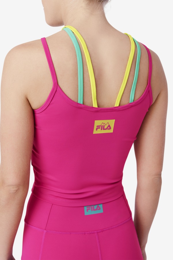 Fila Cecillia Strappy Tank Festival Fuchsia