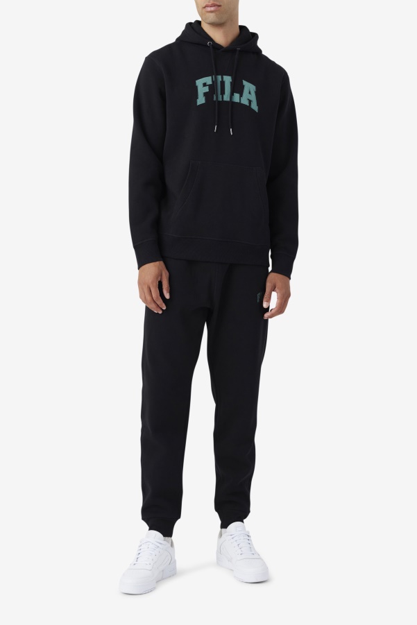 Black/Blue Spruce Fila Trent Jogger