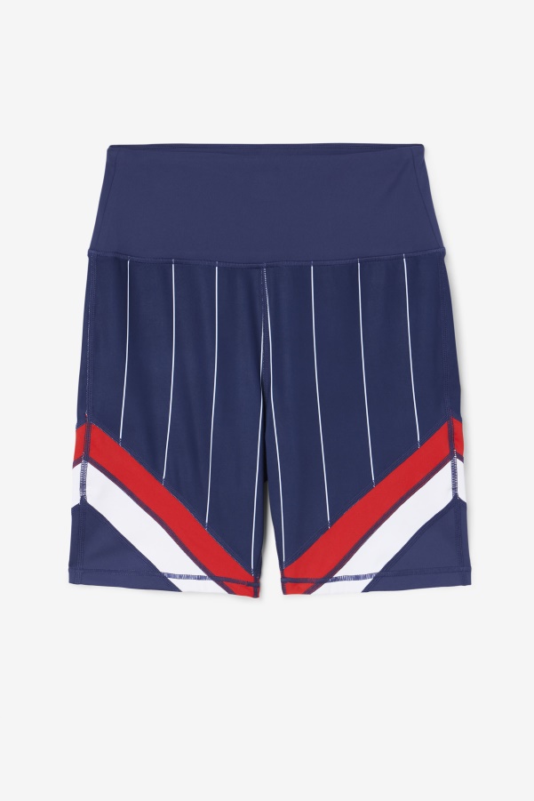 Yareli Bike Short Navy/Red/White Fila