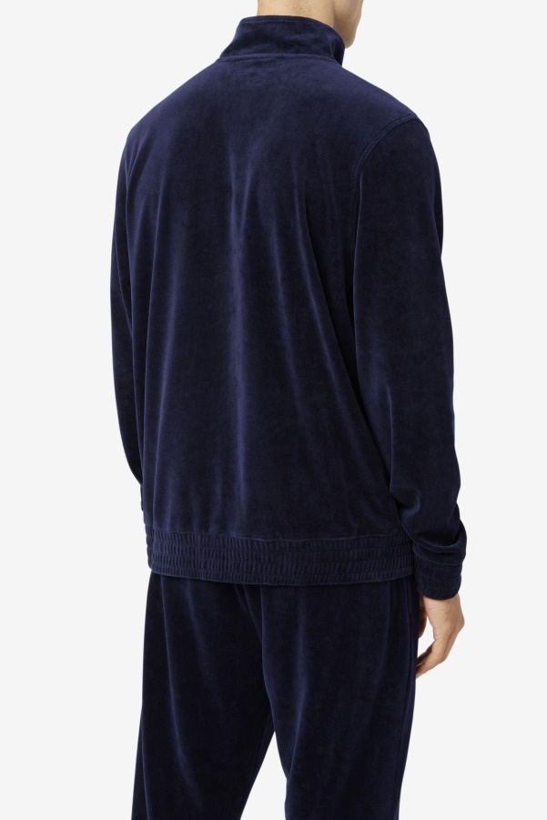 Fila O-Fit Velour Jacket Navy