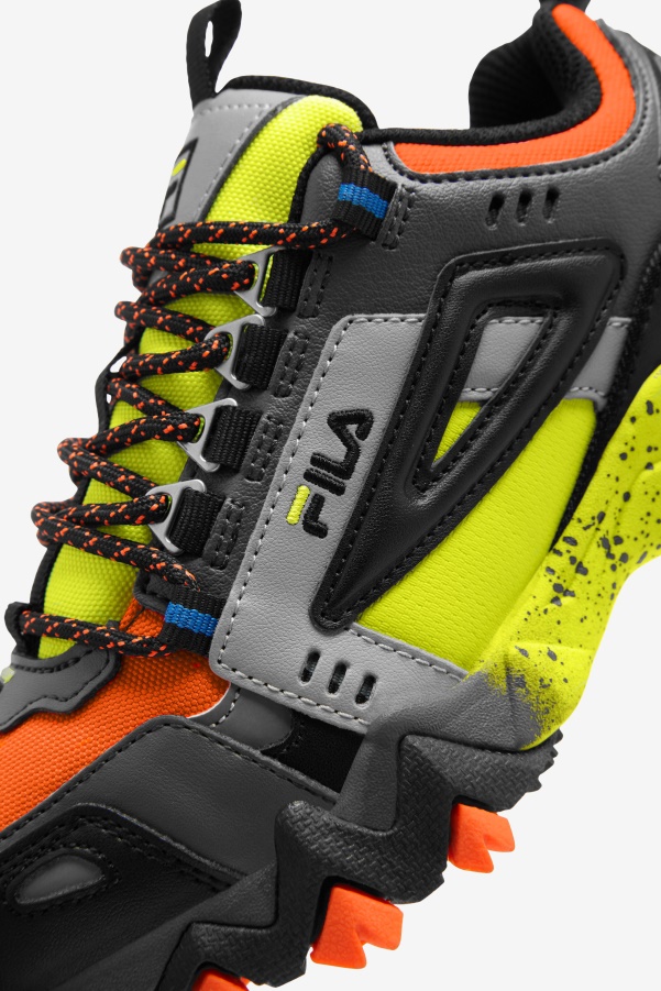 Big Kids' Oakmont TR Fila Orange/Black/Safety