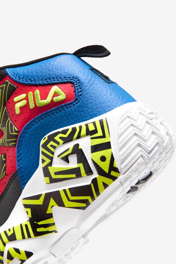 Black/Blue/Red Big Kids' MB Fila