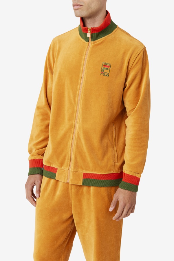 Fila Desert Sun/Poppy/Douglas Fir FILA X Paterson Velour Jacket