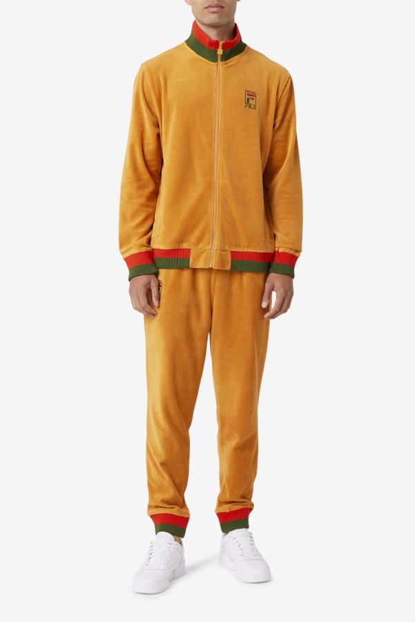 Fila Desert Sun/Poppy/Douglas Fir FILA X Paterson Velour Jacket