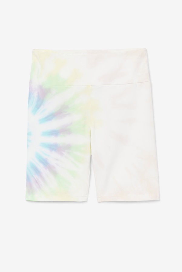 Taima Tie Dye Bike Short Fila Double Cream Tie Dye
