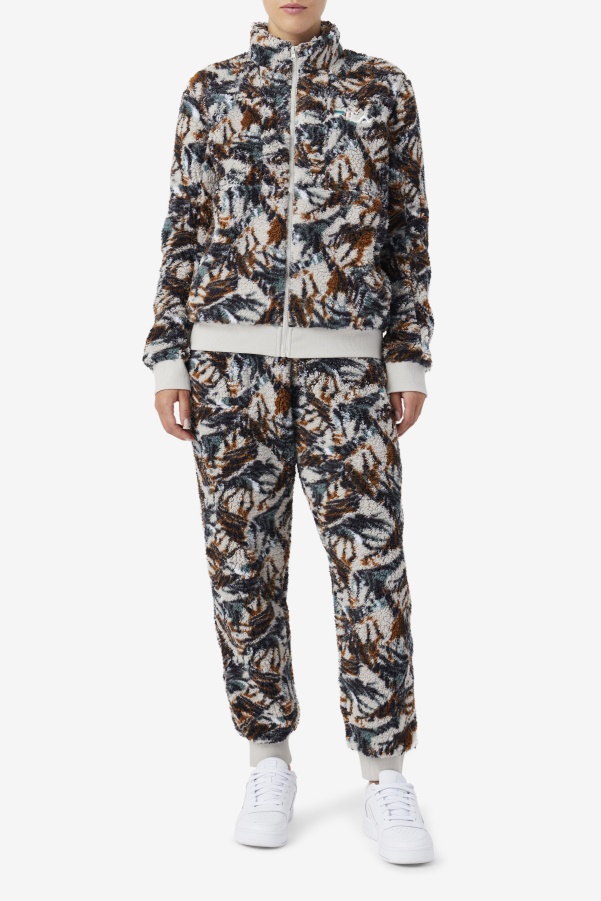 Egret/Stormy/Deep Lake Fila Drewe Sherpa Jogger