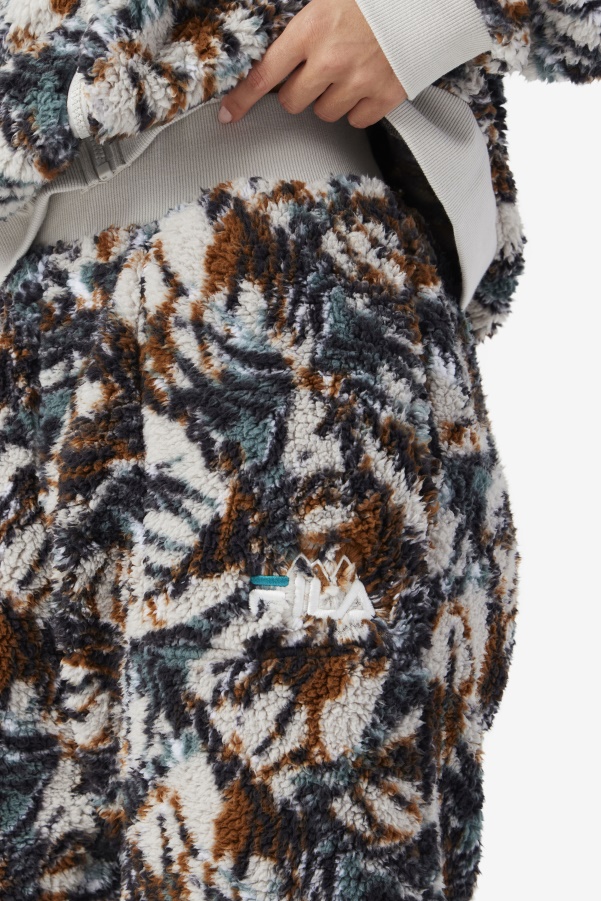 Egret/Stormy/Deep Lake Fila Drewe Sherpa Jogger