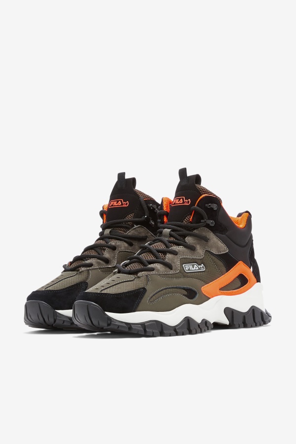 Tarmac/Black/Orange Men's Ray Tracer TR 2 Mid Fila