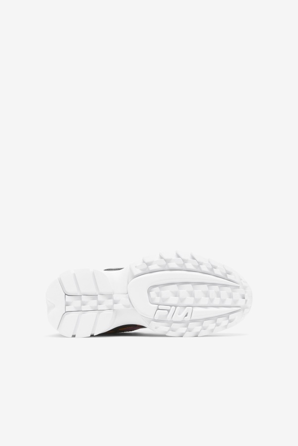 Black/Bubblegum/White Fila Little Kids' Disruptor 2 Premium