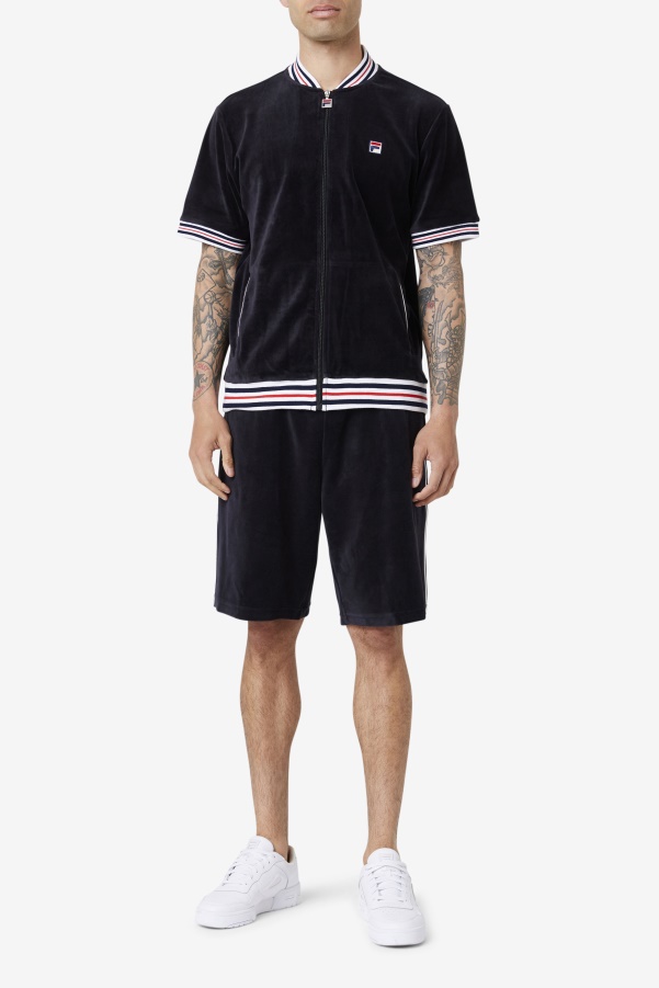 Estudio Velour Jacket Black/White Fila