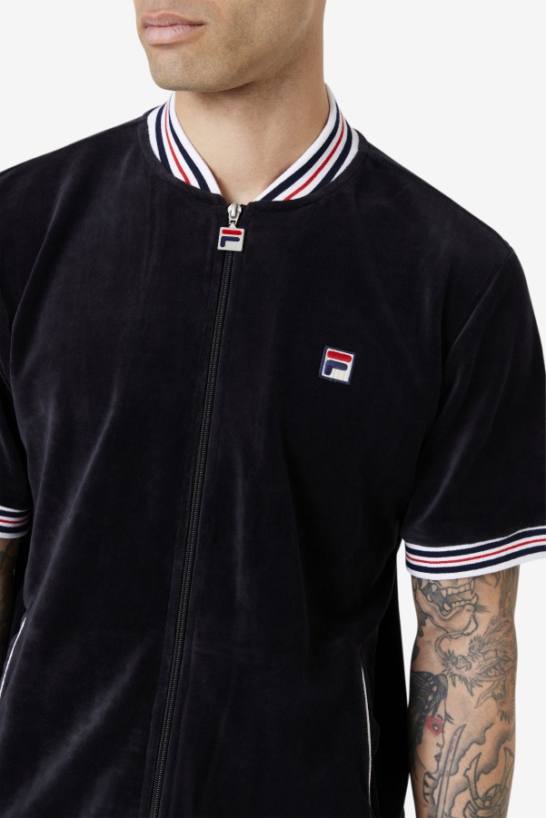 Estudio Velour Jacket Black/White Fila