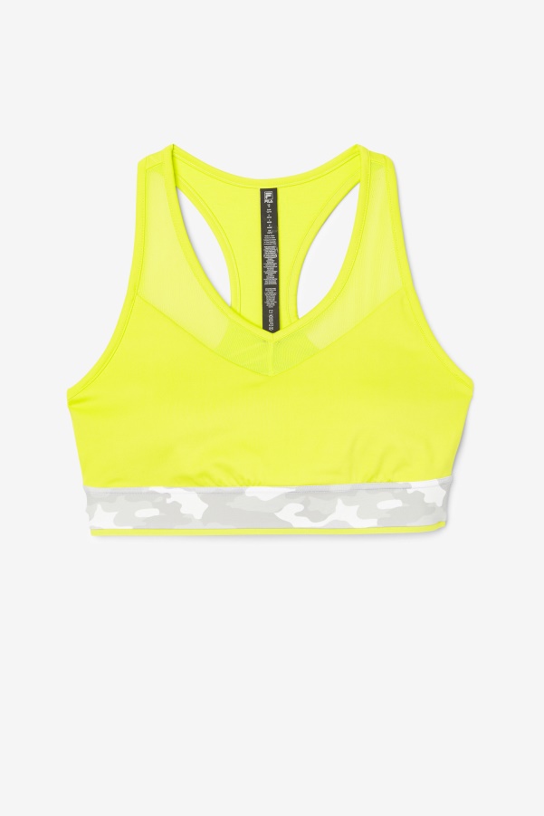 Sulphur Fila Uplift Racerback Bra Top