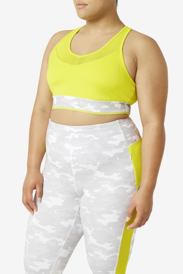Sulphur Fila Uplift Racerback Bra Top