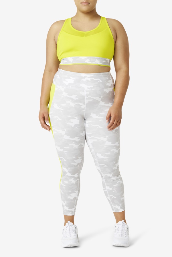 Sulphur Fila Uplift Racerback Bra Top