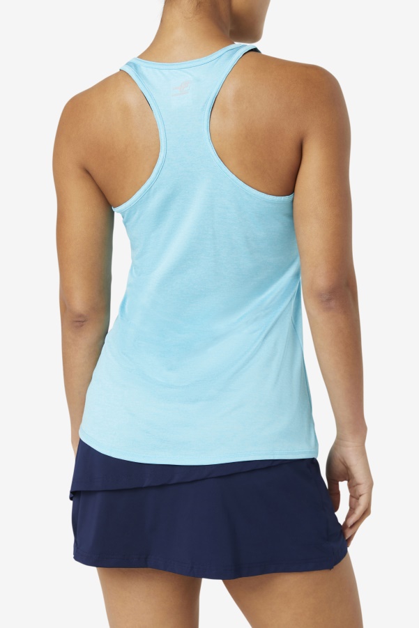 Fila Bluefish Heather Pickleball Racerback Tank