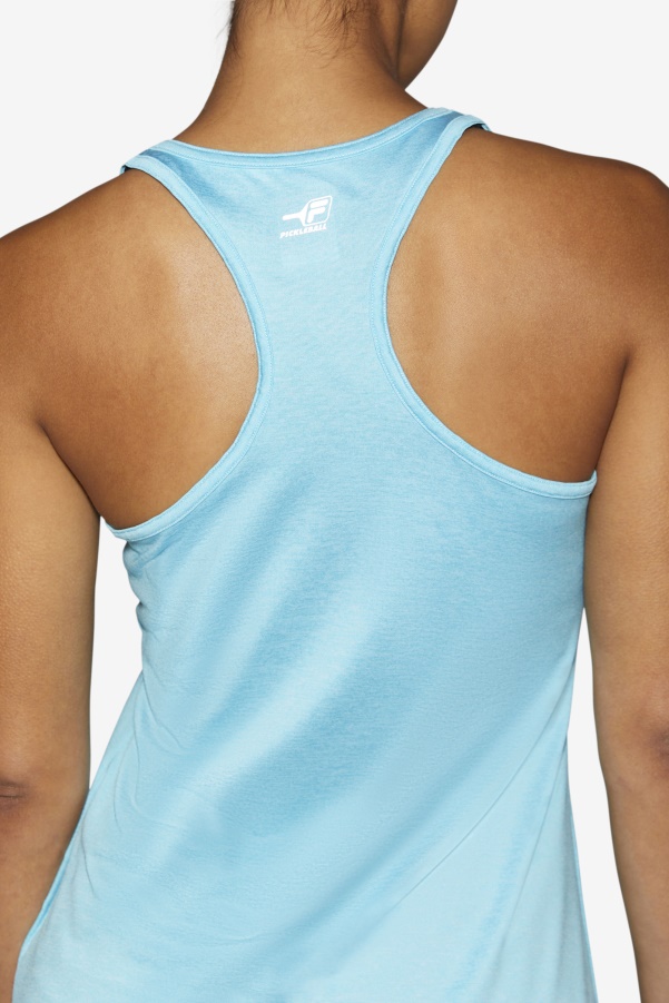 Fila Bluefish Heather Pickleball Racerback Tank
