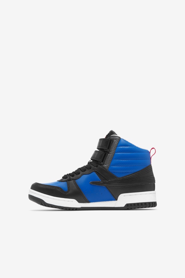 Black/Blue/Red Little Kids' F-14 Fila