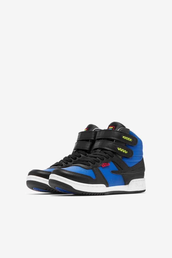 Black/Blue/Red Little Kids' F-14 Fila