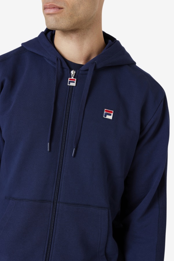 Navy Joey Full Zip Hoodie Fila