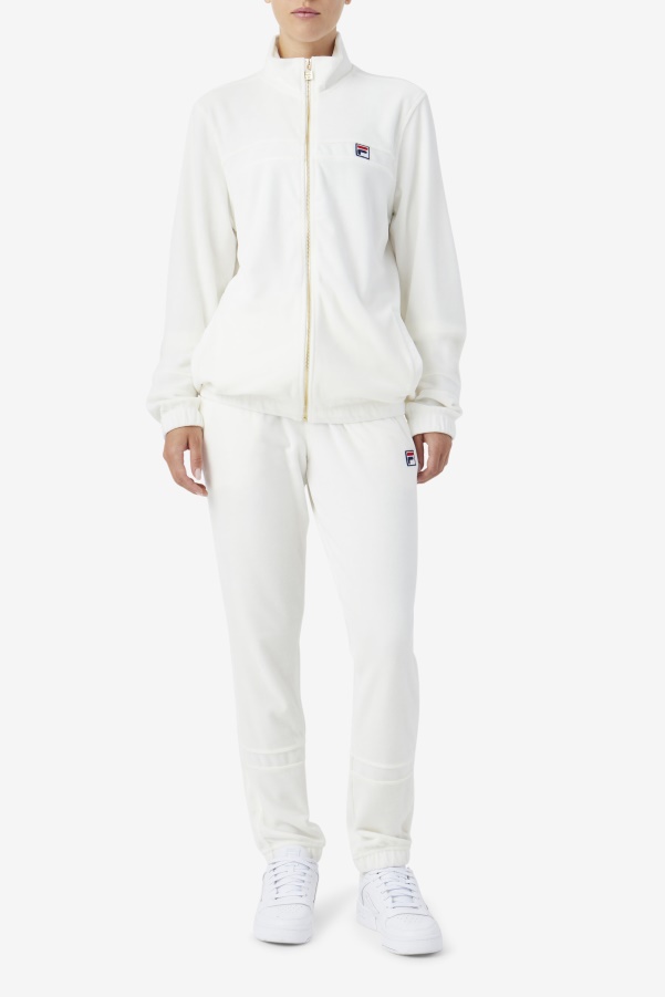 Ravid Velour Pant Egret Fila