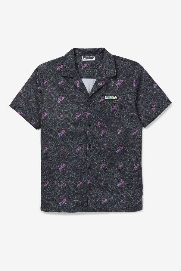 topo caban shirt Fila Black