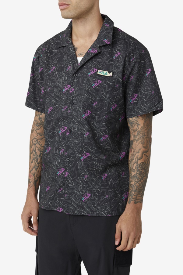topo caban shirt Fila Black