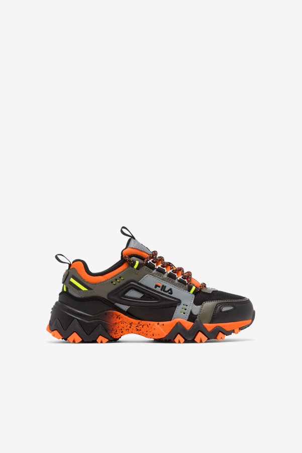 Orange/Tarmac/Black Fila Big Kids' Oakmont TR