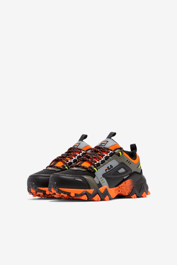 Orange/Tarmac/Black Fila Big Kids' Oakmont TR