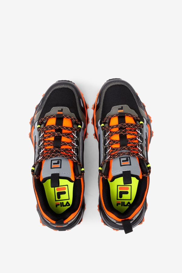 Orange/Tarmac/Black Fila Big Kids' Oakmont TR
