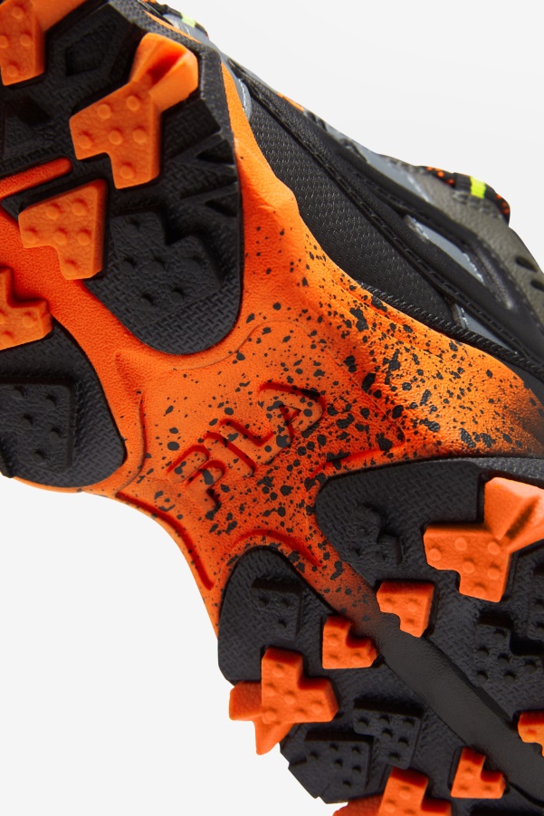 Orange/Tarmac/Black Fila Big Kids' Oakmont TR