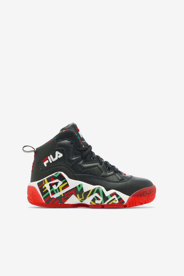 Fila Black/Jelly Bean/Lemon Little Kids' MB