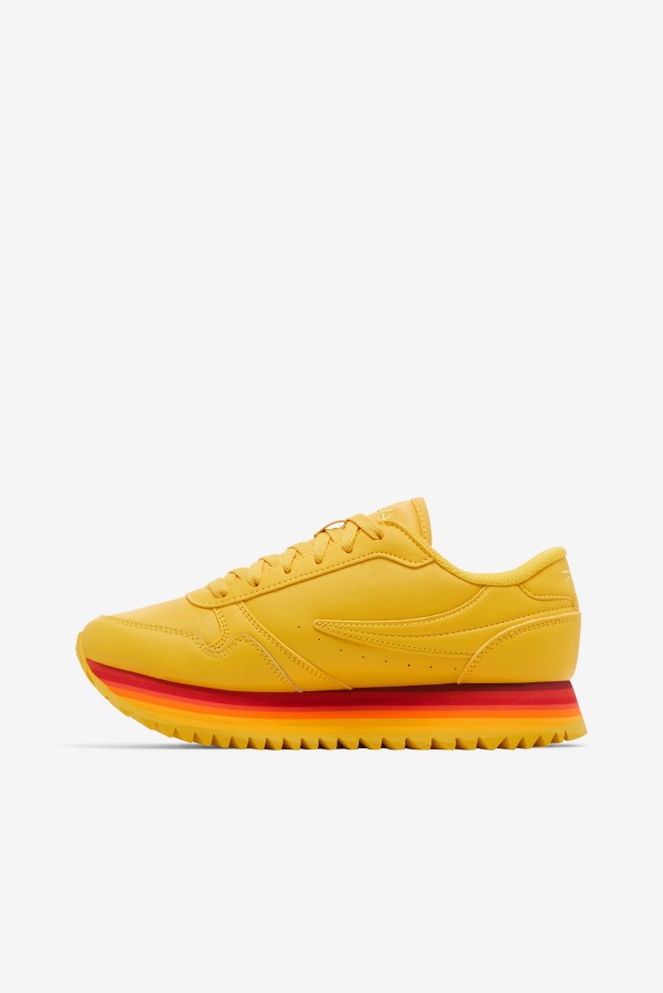Fila Lemon/Rhubarb Women's Orbit Stripe