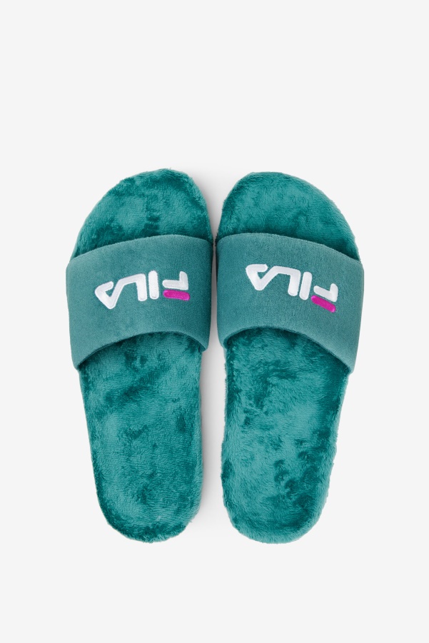 Terry Drifter Slide Bayou/Purple/White Fila