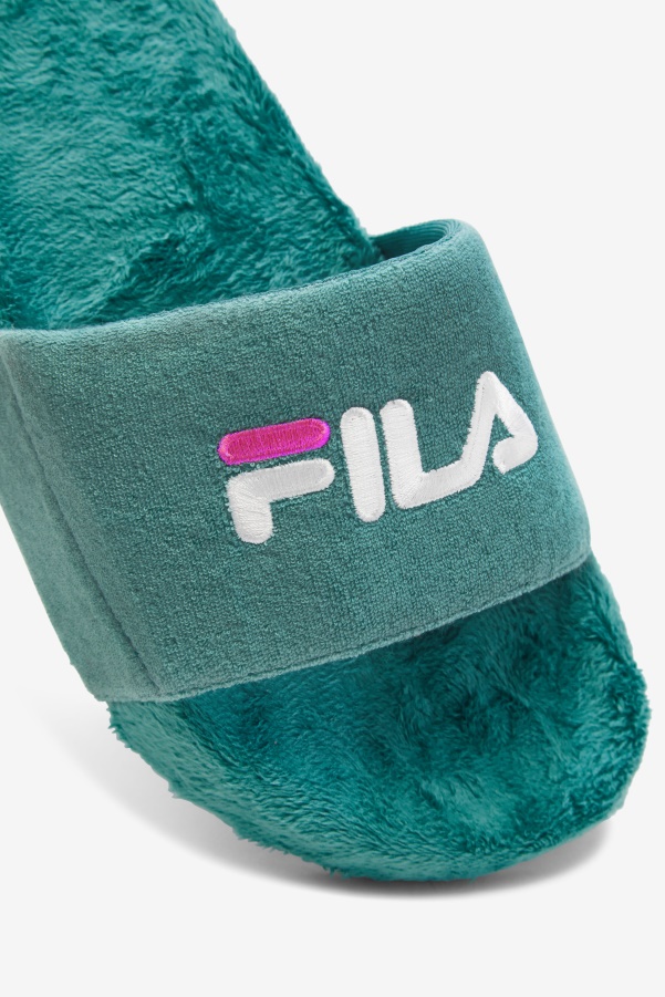 Terry Drifter Slide Bayou/Purple/White Fila