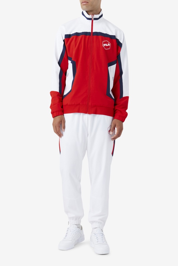 Fila Sanz Windpant White/Navy/Red