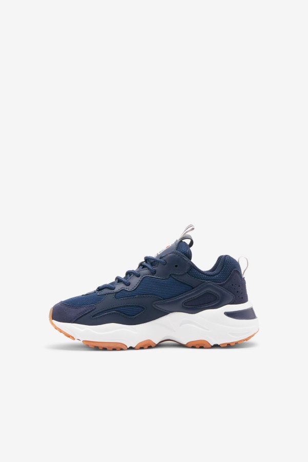 big kids' ray tracer Navy/White/Red Fila