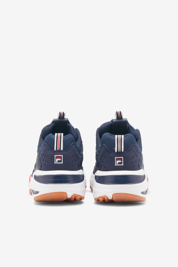 big kids' ray tracer Navy/White/Red Fila