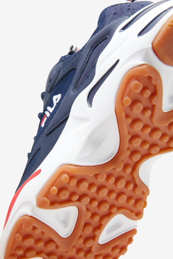 big kids' ray tracer Navy/White/Red Fila